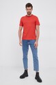 Calvin Klein T-shirt bawełniany K10K107845.4890 czerwony AW21