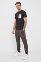 Calvin Klein Jeans T-shirt bawełniany J30J319293.4890 czarny