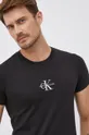 czarny Calvin Klein Jeans T-shirt bawełniany J30J317092.4890 Męski