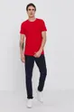 Tommy Hilfiger T-shirt bawełniany czerwony
