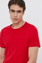 czerwony Tommy Hilfiger T-shirt bawełniany
