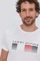 fehér Tommy Hilfiger t-shirt