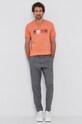 Tommy Hilfiger T-shirt MW0MW21008.4890 pomarańczowy AW21