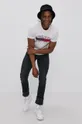Tommy Jeans T-shirt bawełniany DM0DM09717.4890 biały