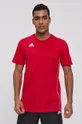 czerwony adidas Performance T-shirt CV3982 Męski