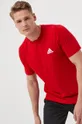 czerwony adidas t-shirt treningowy GT5552