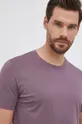 fialová Boss - Bavlnené tričko