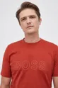pomarańczowy Boss T-shirt bawełniany 50458117