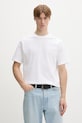 Levi's t-shirt Ανδρικό βαμβακερό κανονικό μπεζ A0637.0000