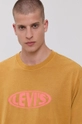 żółty Levi's T-shirt bawełniany