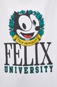 Bavlněné tričko s dlouhým rukávem Levi's x Felix A1249.0000 bílá