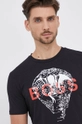 Boss T-shirt bawełniany Casual 50460607 Męski