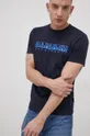темно-синій Бавовняна футболка Napapijri Чоловічий