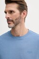 Joop! t-shirt bawełniany Alphis niebieski 30027746