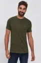 zielony Joop! t-shirt bawełniany Alphis