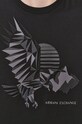 Armani Exchange T-shirt bawełniany 6KZTBD.ZJ5TZ 6KZTBD.ZJ5TZ czarny