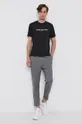 Armani Exchange T-shirt bawełniany 6KZTBM.ZJ5LZ czarny