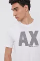 biały Armani Exchange T-shirt 6KZTFQ.ZJ6SZ