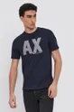 granatowy Armani Exchange T-shirt 6KZTFQ.ZJ6SZ