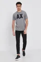 Armani Exchange T-shirt 6KZTFQ.ZJ6SZ szary