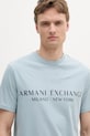 Ruházat Armani Exchange pamut póló 8NZT72.Z8H4Z kék