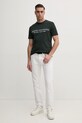 Бавовняна футболка Armani Exchange 8NZT72.Z8H4Z зелений SS25