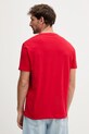 Armani Exchange tricou din bumbac 8NZTCJ.Z8H4Z rosu SS25