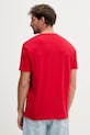 Armani Exchange tricou din bumbac 8NZTCJ.Z8H4Z rosu SS25