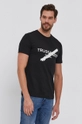 Trussardi T-shirt bawełniany 100 % Bawełna