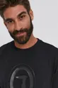 czarny Trussardi T-shirt bawełniany