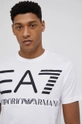 biały EA7 Emporio Armani T-shirt bawełniany 6KPT23.PJ6EZ