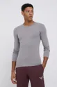sivá Tričko s dlhým rukávom Emporio Armani Underwear Pánsky