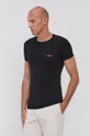 crna Majica kratkih rukava Emporio Armani Underwear (2-pack) Muški