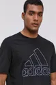 czarny adidas Performance T-shirt GV5163