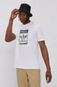 biela Bavlnené tričko adidas Originals H13500