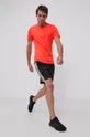 adidas Performance T-shirt x Aktiv Against Cancer H34536 pomarańczowy
