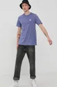 adidas Originals T-shirt bawełniany H34632 fioletowy