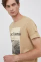 beżowy Pepe Jeans T-shirt bawełniany