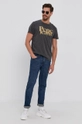 Pepe Jeans T-shirt bawełniany Yuri szary