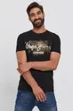 Pepe Jeans T-shirt bawełniany Golders czarny