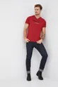 Pepe Jeans T-shirt bawełniany czerwony