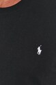 Βαμβακερό μπλουζάκι Polo Ralph Lauren 714844756001 μαύρο