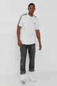 Бавовняна футболка adidas Originals білий