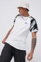biały adidas Originals T-shirt bawełniany H13486 Męski