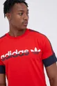 czerwony adidas Originals T-shirt bawełniany H31274