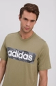 zielony adidas T-shirt HB6373