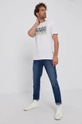 G-Star Raw T-shirt bawełniany D19863.336 biały