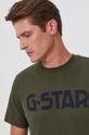 zelená Bavlněné tričko G-Star Raw
