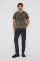 G-Star Raw T-shirt bawełniany D20391.336 zielony