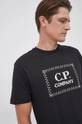 чёрный Хлопковая футболка C.P. Company